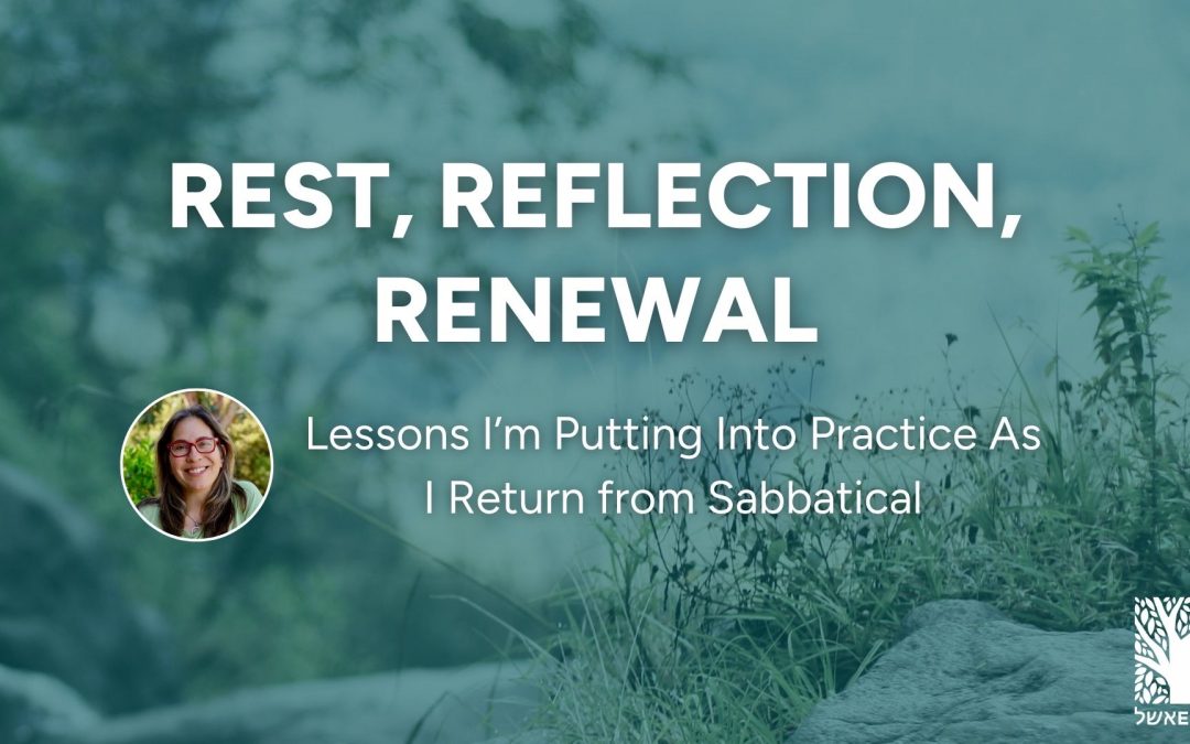 Rest, Reflection, Renewal