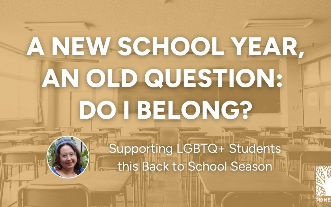 A New School Year, An Old Question: Do I Belong?